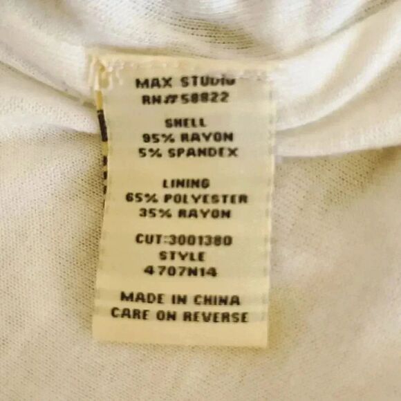 Max Studio Women’s Elastic Waist Geometric Pattern Pencil Skirt SZ S - Picture 5 of 6